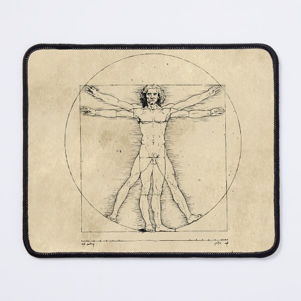 Item preview, Vitruvian Man by L.Da Vinci Pattern designed and sold by PerfectlyWorlds.