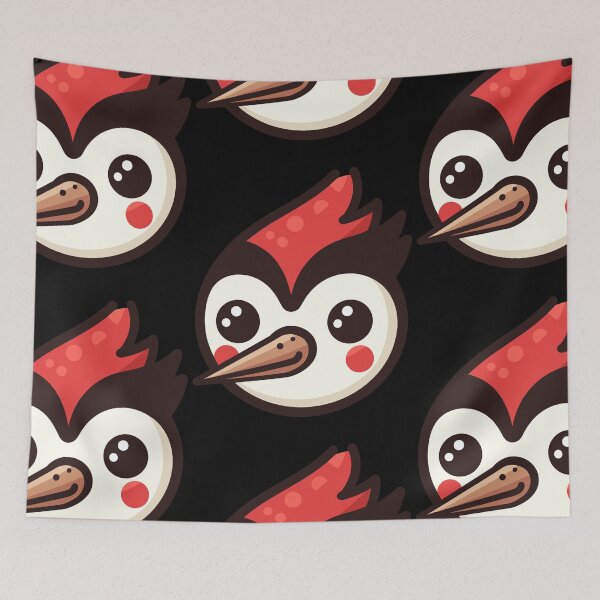 Item preview, Cute Vectoral Albatross Face designed and sold by ArtfulWeave.