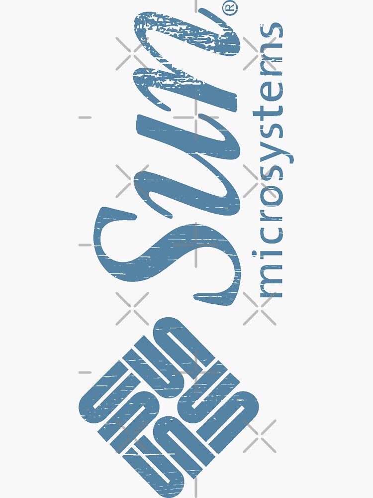 Thumbnail 3 of 3, Sticker, Sun Microsystems vertical designed and sold by nogeek.