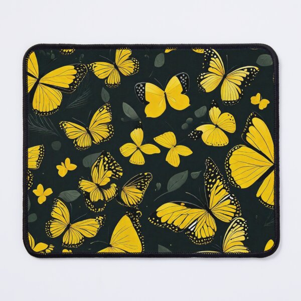 Item preview, 009 Yellow Butterfly Nordic Minimalist Design designed and sold by Alexis Art Collection.