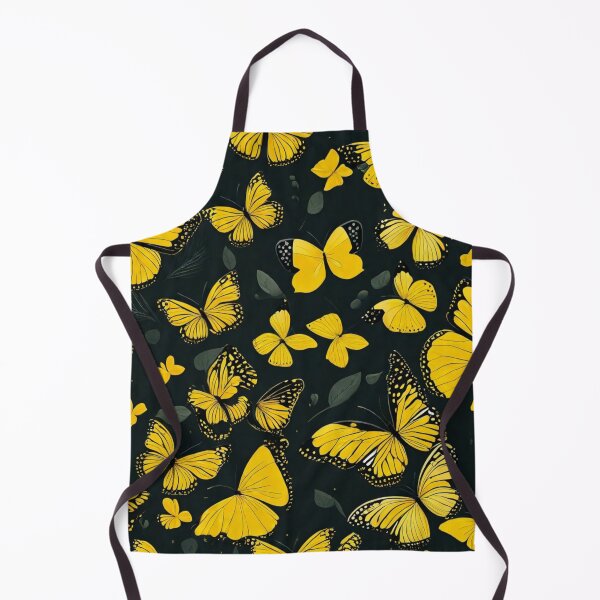 Artikelvorschau, 009 Yellow Butterfly Nordic Minimalist Design entworfen und verkauft von Alexis Art Collection.