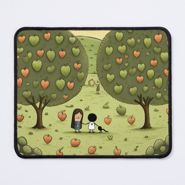 Item preview, Whimsical World Dogs, Kids Explore Valentine's Avocado Orchard designed and sold by omerfdln34.