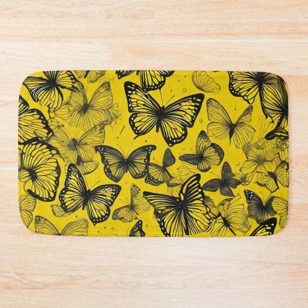 Item preview, 010 Yellow Butterfly Nordic Minimalist Design designed and sold by Alexis Art Collection.