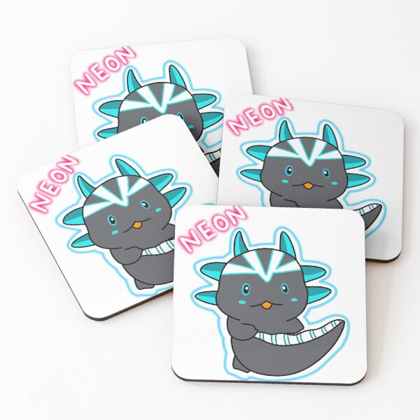 Item preview, Haato the Gang of Salamander : Neon - Grey and green Axolotl   designed and sold by lazycat14.