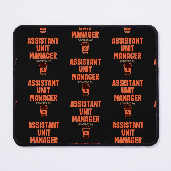 Item preview, Assistant Unit Manager Powered by Coffee designed and sold by NermilioDesigns.