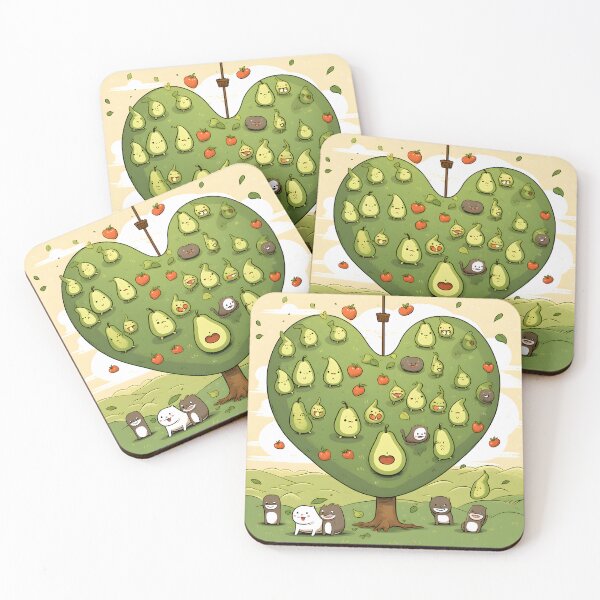 Item preview, World Of The Avocado Valentines Day Heart Shaped designed and sold by omerfdln34.