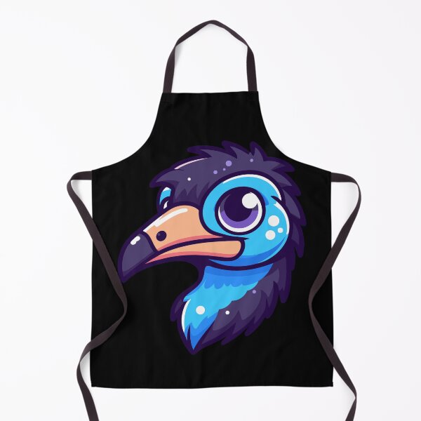 Item preview, Cute Vectoral Cassowary Face designed and sold by ArtfulWeave.