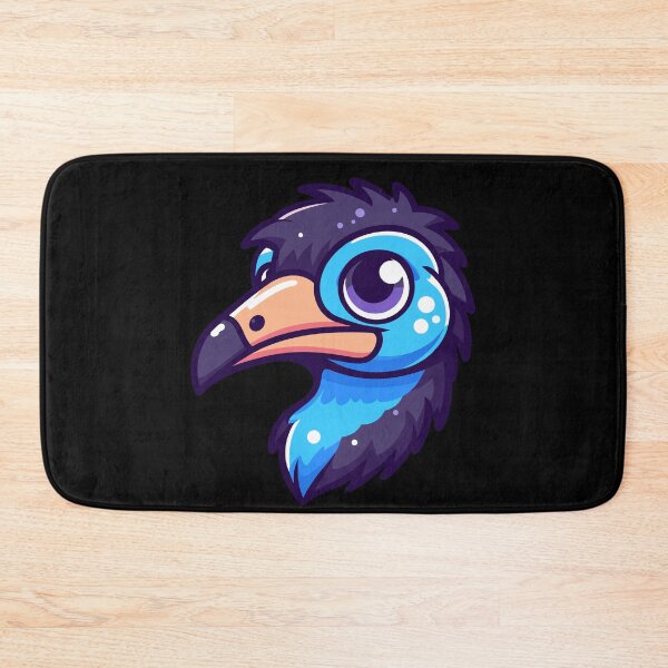 Item preview, Cute Vectoral Cassowary Face designed and sold by ArtfulWeave.