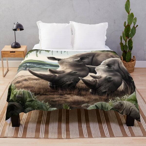Item preview, Rhinoceros animal art designed and sold by RubisLeaf.