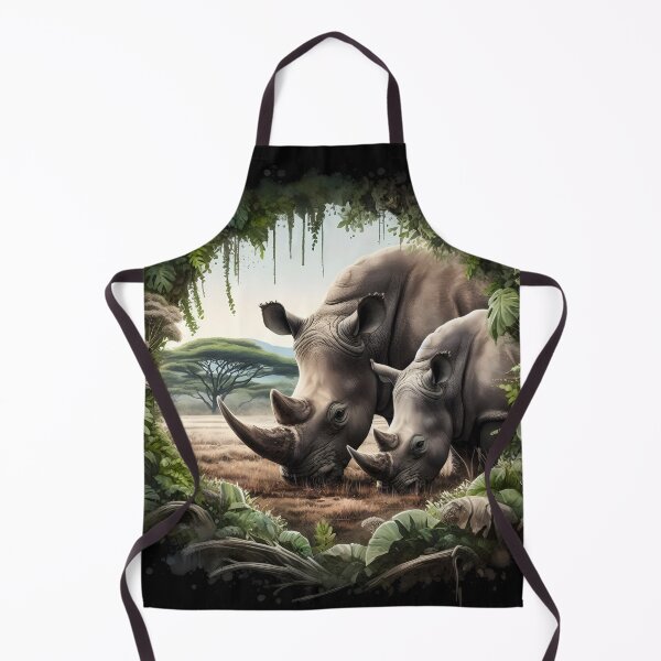 Item preview, Rhinoceros animal art designed and sold by RubisLeaf.