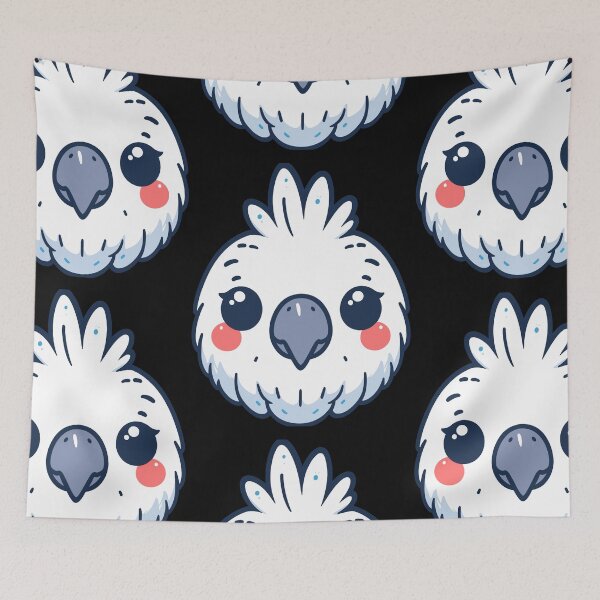 Item preview, Cute Vectoral Cockatoo Face designed and sold by ArtfulWeave.