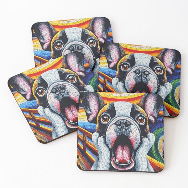 Item preview, The Scream of the French Bulldog designed and sold by LojaKoru.