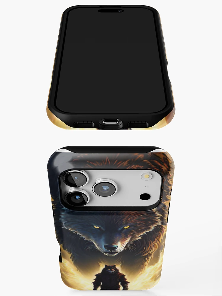 Thumbnail 3 of 4, iPhone Case, Wolves  designed and sold by Randomnessla.
