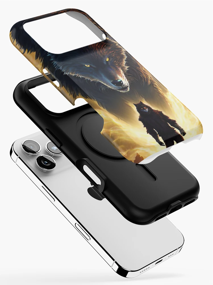 Thumbnail 2 of 4, iPhone Case, Wolves  designed and sold by Randomnessla.