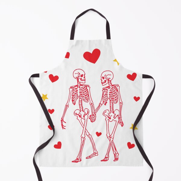 Item preview, Loving couple of red preppy skeletons designed and sold by ShirtSensation.