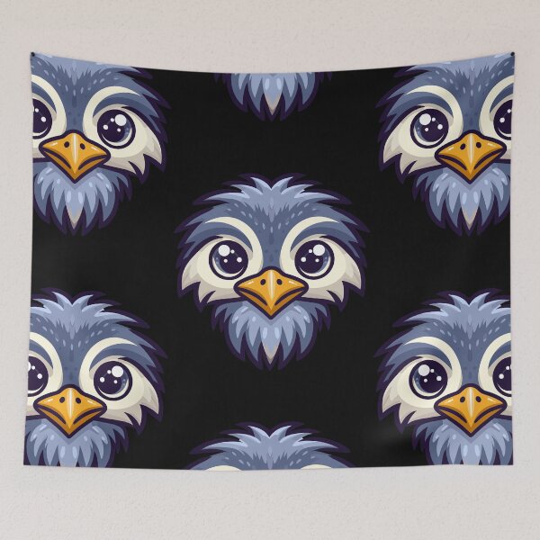 Item preview, Cute Vectoral Heron Face designed and sold by ArtfulWeave.