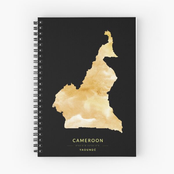 Item preview, Map of Cameroon in gold color designed and sold by Jerhus.