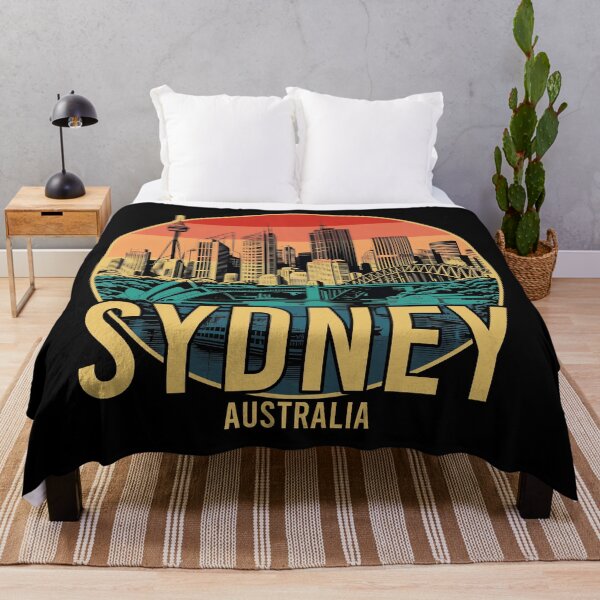 Item preview, Retro Sunset Sydney Australia designed and sold by DynastyArt.