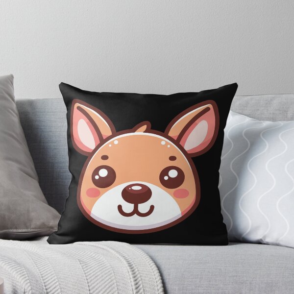 Item preview, Cute Vectoral Kangaroo Face designed and sold by ArtfulWeave.