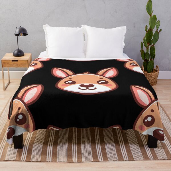 Item preview, Cute Vectoral Kangaroo Face designed and sold by ArtfulWeave.