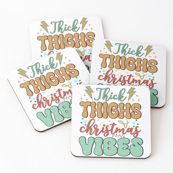 Item preview, Thick Thighs And Christmas Vibes designed and sold by shopbakas.