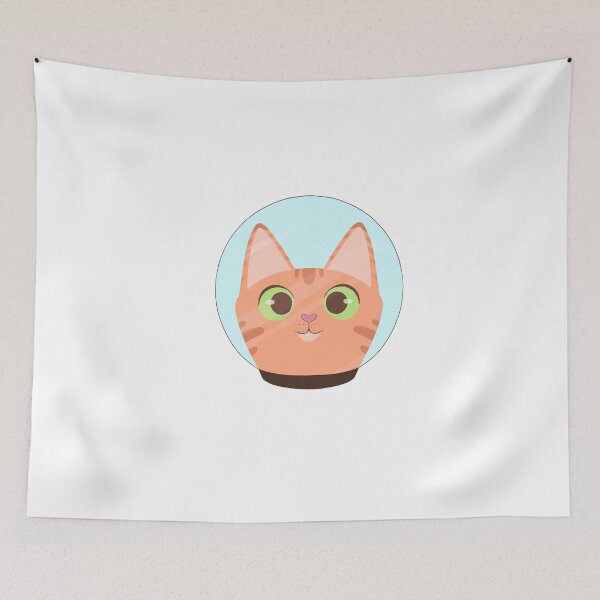Item preview, Astronaut cat designed and sold by SteinbArt.