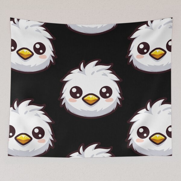 Item preview, Cute Vectoral Egret Face designed and sold by ArtfulWeave.