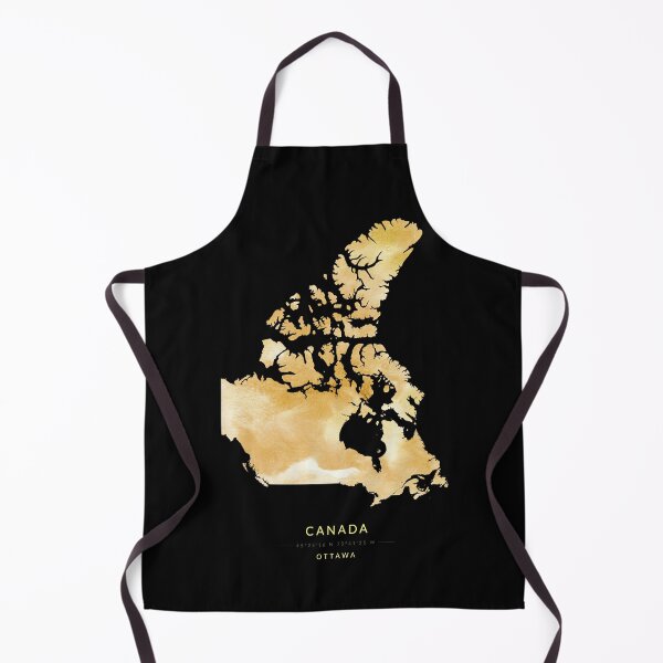 Item preview, Map of Canada in gold color designed and sold by Jerhus.