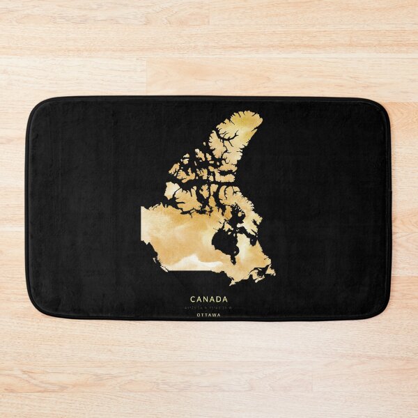 Item preview, Map of Canada in gold color designed and sold by Jerhus.