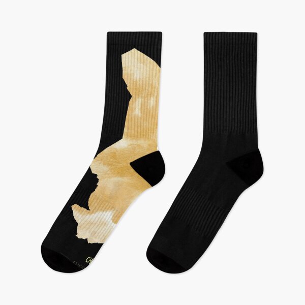 Item preview, Chad map in gold color designed and sold by Jerhus.
