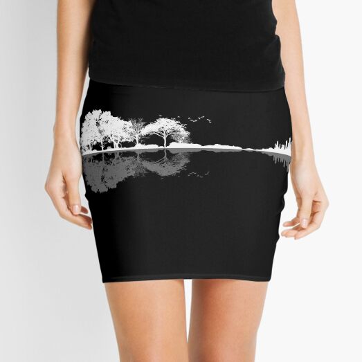 Vinyl Records Athletic Long Pocket Skirt, Turntable Long Skirt