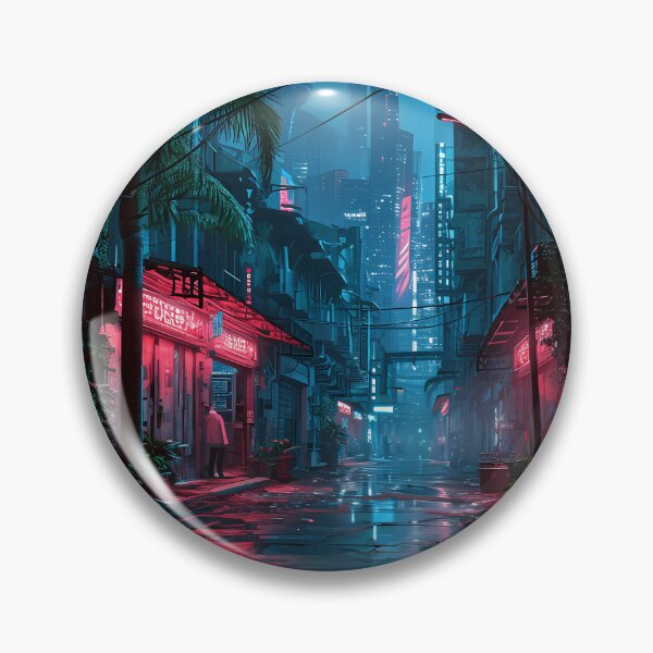 Item preview, Cyber Tropics: Neon Drenched Metropolis designed and sold by CreationP.