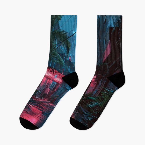 Item preview, Cyber Tropics: Neon Drenched Metropolis designed and sold by CreationP.