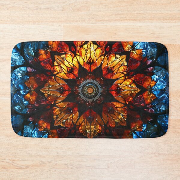 Item preview, "Illuminated Mandala: A Symphony in Stained Glass" designed and sold by APARTAI EU.