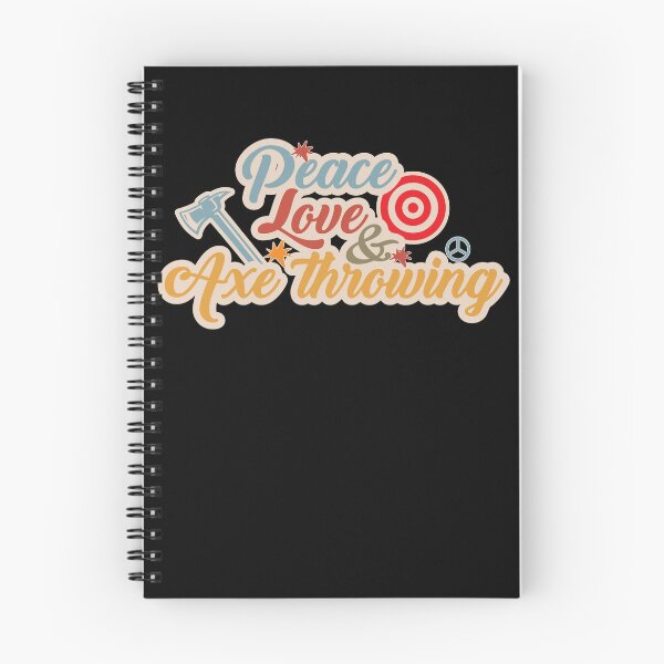 Item preview, Peace Love And Axe Throwing Funny Axe Throwing Gear designed and sold by DynamicDesign.