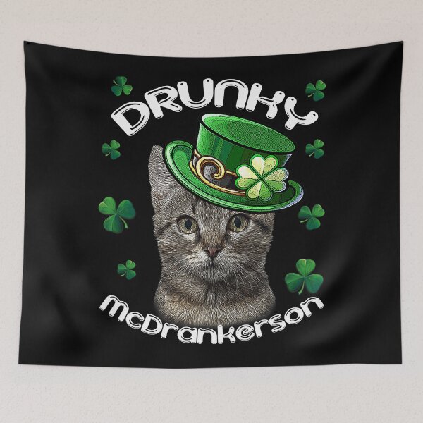 Item preview, Drunky Cat Leprechaun St.Patrick's Day Party designed and sold by BalladOfZeus.