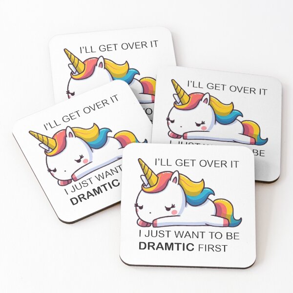 Item preview, I Just Need To Be Dramatic Lazy Unicor designed and sold by Stitch-Switch.