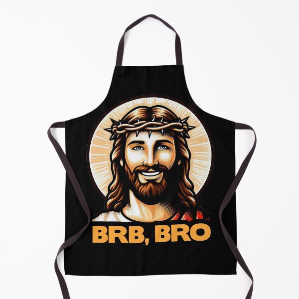 Item preview, BRB BRO meme Jesus Christ is coming soon! designed and sold by plushism.