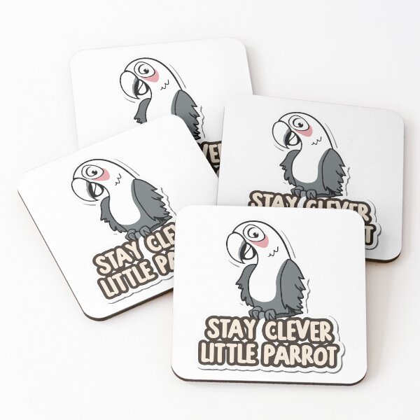 Item preview, Stay Clever Little Parrot - Comic Book Style designed and sold by NiftyWrx.