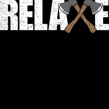 Vorschaubild zum Design Relaxe Cross Axes Relax Axe Thrower Gift Funny Axe Throwing Gear von DynamicDesign