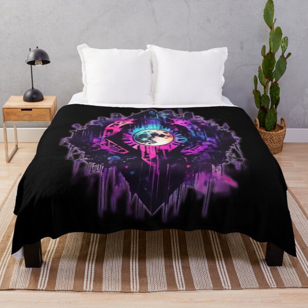 Item preview, Lunar City, Abstract Cyberpunk, Moon Logo designed and sold by Burn-Ego.