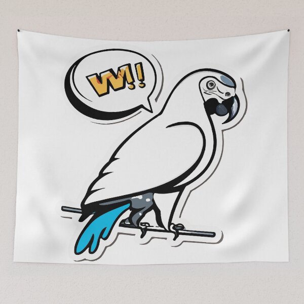 Item preview, Mimicry in Motion - African Grey Parrot Speech Imitation designed and sold by NiftyWrx.