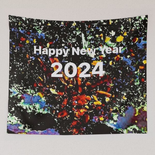Item preview, Happy New Year 2024  designed and sold by SoulArtSara.