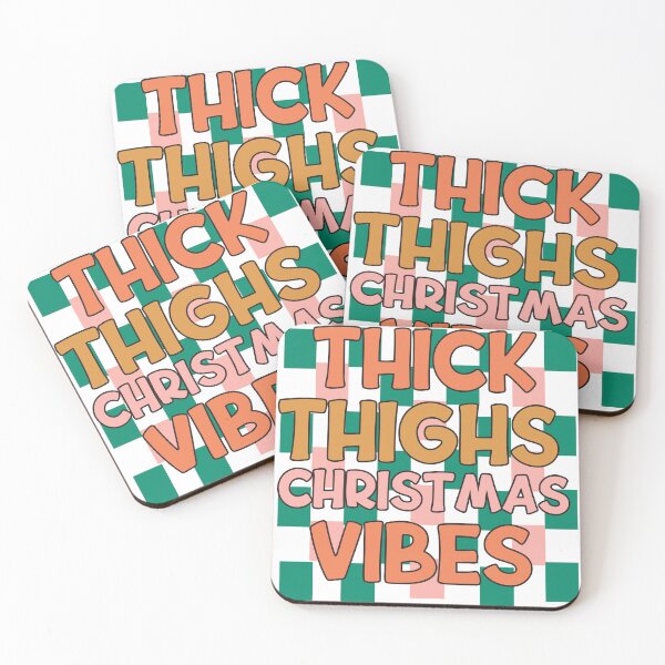 Item preview, Thick Thighs Christmas Vibes designed and sold by shopbakas.