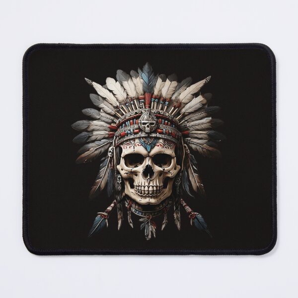 Item preview, Mexican Indian beautiful witch-doctor skull designed and sold by Promarkets.