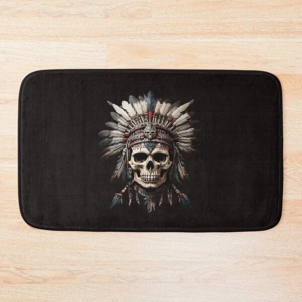 Item preview, Mexican Indian beautiful witch-doctor skull designed and sold by Promarkets.