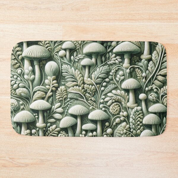Item preview, Mushrooms Crochet Pattern in Soft Green 3D designed and sold by irek07.