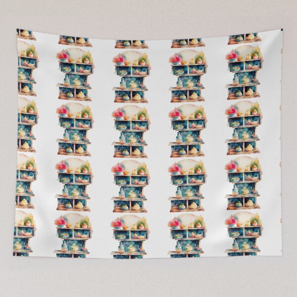 Item preview, Contemporary Watercolor Pottery Panorama designed and sold by Silver Medal.