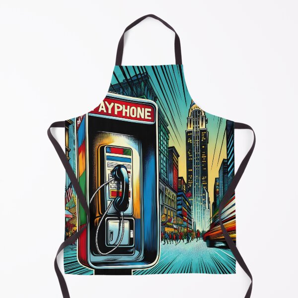 Item preview, Metropolitan Payphone Pop Art Vibrancy designed and sold by inkArtistryfine.