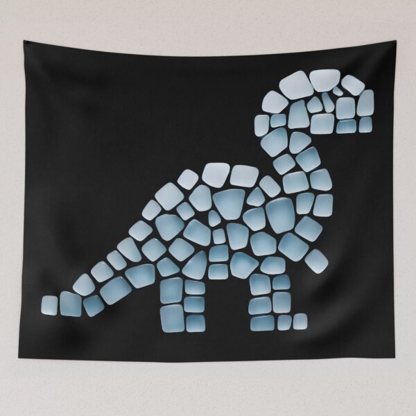 Item preview, Glacial Minimalism: Dino's Glow designed and sold by AI-Only Creations.